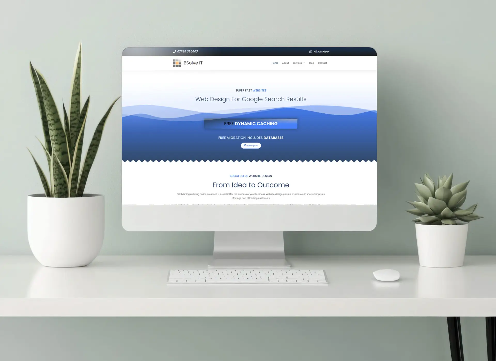 BSolve IT website on a monitor
